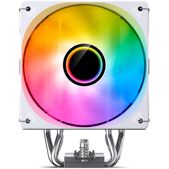  Кулер JONSBO CR-1000 V3 Pro Color White LGA1851/1700/1200/115X/AM5/AM4 (TDP 230W, PWM, 120mm Dynamic Multi-Color LED Fan, 6 тепловых трубок) 