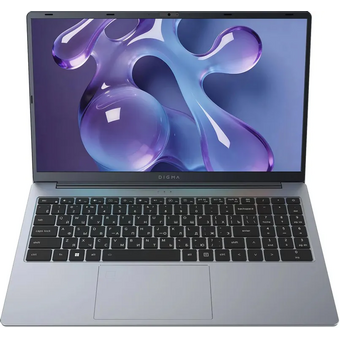  Ноутбук Digma Nova (DN15R5-ADXW13-Win11P) Ryzen 5 3500U 16Gb SSD512Gb AMD Radeon Vega 8 15.6" IPS FHD (1920x1080) grey WiFi BT Cam 6000mAh 