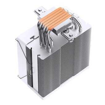  Кулер JONSBO CR-1000 Max V2 Color White LGA1851/1700/1200/115X/AM5/AM4 (TDP 230W, PWM, 120mm Dynamic Multi-Color LED Fan, 6 тепловых трубок) 
