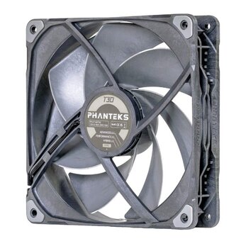  Вентилятор PHANTEKS PH-F140T30 Black-Gray (PH-F140T30_BG) 140x140x30мм (PWM, 0-2500 об/мин, 0-44,3dBa ) 