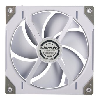  Вентилятор PHANTEKS D30 DRGB Reversed White (PH-F140D30R_DRGB_PWM_WT01) 140x140x30мм (PWM, 250-1800 об/мин, 32.1dBa) 
