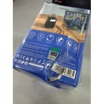  УЦ Аккумулятор внешний резервный HOCO J142 Surpass 22.5W+PD20W fully compatible power bank 100000mAh чёрный (плохая упаковка) 