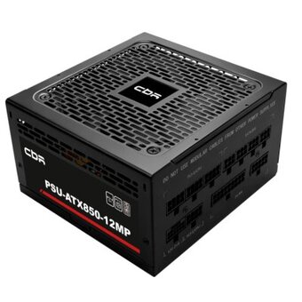  Блок питания CBR PSU-ATX850-12MP ATX 850W, Cybenetics Platinum, Full Modular, DC-DC, APFC, 12cm fan, 20+4pin/1*PCIE5.1(12+4pin)/2*4+4pin 
