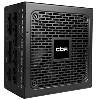  Блок питания CBR PSU-ATX850-12MP ATX 850W, Cybenetics Platinum, Full Modular, DC-DC, APFC, 12cm fan, 20+4pin/1*PCIE5.1(12+4pin)/2*4+4pin 
