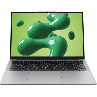  Ноутбук Digma Chronos DN16P5-ADXW02-Win11P Core 5 210H 16Gb SSD512Gb Intel Graphics 16" IPS WUXGA (1920x1200) silver WiFi BT Cam 6500mAh 