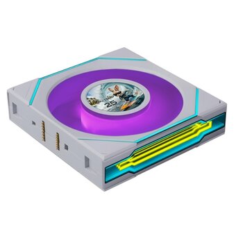  Вентилятор Lian Li Uni Fan SL Inf LCD Flex 120 Reverse Blade / 12RSLIND1F1W White (G9F.12RSLIND1F1W.R0) / 120x124x28мм (PWM, ARGB, 2300 об/мин, 34dBa) 