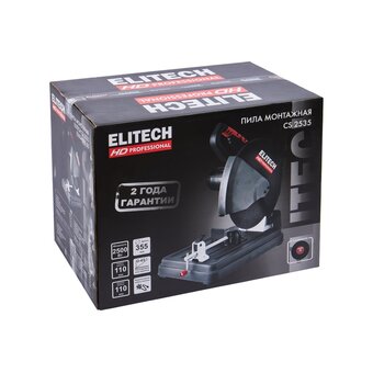  Пила монтажная Elitech CS 2535 (E2004.005.00) HD 207407 