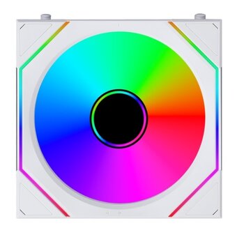  Вентилятор Lian Li Uni Fan SL Inf Flex 120 Reverse Blade / 12RSLIN1F1W White (G9F.12RSLIN1F1W.R0) / 120x124x28мм (PWM, ARGB, 2200 об/мин, 32.2dBa) 