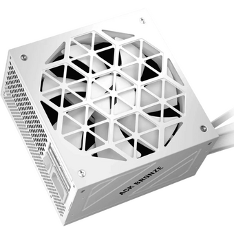  Блок питания 1STPLAYER Ack Bronze 650W White (HA-650AA2-WH)/ATX 3.1, APFC, 80 Plus Bronze, Double Forward, full Teapo caps, 140mm fan, non-modular 