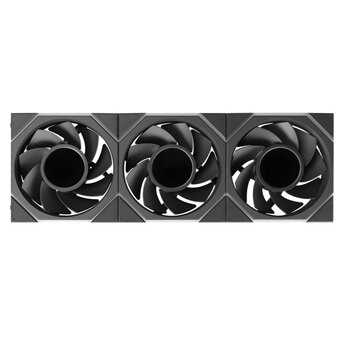  Комплект вентиляторов (3шт.) Lian Li Uni Fan TL LCD Flex 120 Reverse Blade / 12RTLLCD1F3B Black (G9F.12RTLLCD1F3B.R0) / 120x124x28мм (PWM, ARGB) 