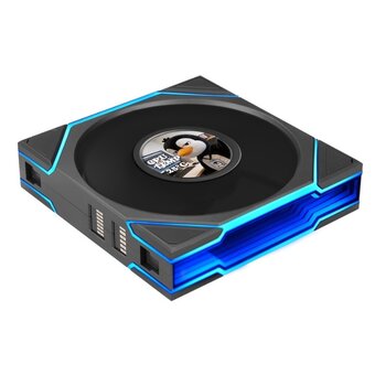  Комплект вентиляторов (3шт.) Lian Li Uni Fan TL LCD Flex 120 Reverse Blade / 12RTLLCD1F3B Black (G9F.12RTLLCD1F3B.R0) / 120x124x28мм (PWM, ARGB) 