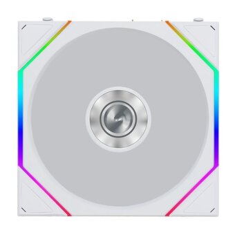  Комплект вентиляторов (3шт.) Lian Li Uni Fan TL Flex 120 Reverse Blade / 12RTL1F3W White (G9F.12RTL1F3W.R0) / 120x124x28мм (PWM, ARGB) 