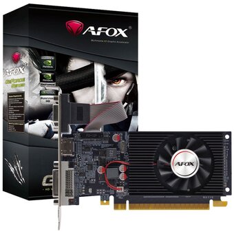  Видеокарта Afox GT610 2GB (AF610-2048D3L8) DDR3 64bit VGA DVI HDMI 1Fan LP RTL 