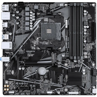  Материнская плата Gigabyte B450M D3HP 
