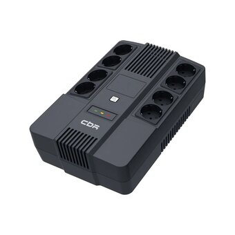  ИБП CBR (UPS-OFK-101E-900) 900VA/540W, Schuko CEE 7 Outlets (x4 Battery & Surge Protected; x4 Surge Protected) LCD, USB-B, USB-A charger, 12V/9Ah 