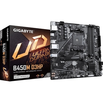  Материнская плата Gigabyte B450M D3HP 