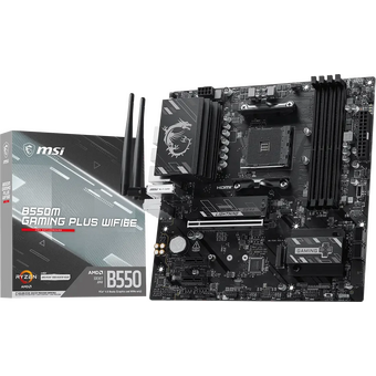  Материнская плата MSI B550M Gaming Plus Wifi6E 