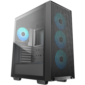  Корпус Deepcool CC560 ARGB V3, TG, 4x120mm ARGB Fan, mini-ITX, mATX, ATX, черный 