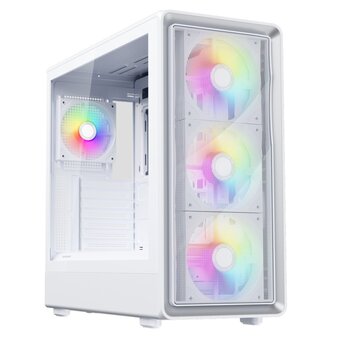  Корпус 1STPLAYER WA8 White (WA8-WH-3FA7-14-W-1FA7-W) / ATX / 3x140mm 1x120mm ARGB fans 