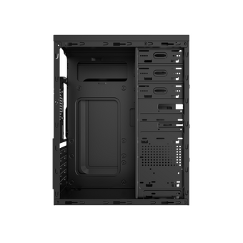  Корпус Foxline Forza FZ-031 ATX, без БП, 1xUSB2.0+1xUSB3.0, Black, w/o Fan 