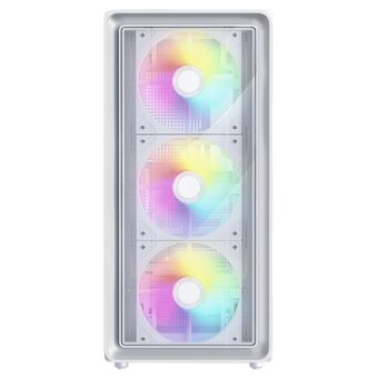  Корпус 1STPLAYER WA8 White (WA8-WH-3FA7-14-W-1FA7-W) / ATX / 3x140mm 1x120mm ARGB fans 