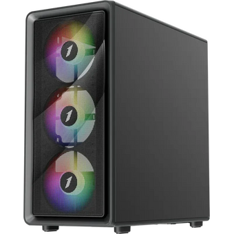  Корпус 1STPLAYER WA8 Black (WA8-BK-3FA7-14-1FA7) / ATX / 3x140mm 1x120mm ARGB fans 