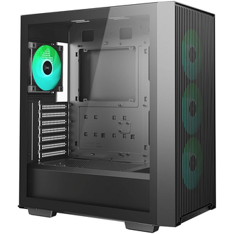  Корпус Deepcool CC560 ARGB V3, TG, 4x120mm ARGB Fan, mini-ITX, mATX, ATX, черный 