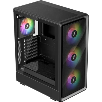  Корпус 1STPLAYER WA7 Black (WA7-BK-3FA7-14-1FA7) / ATX / 3x140mm 1x120mm ARGB fans 