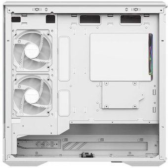  Корпус Powercase GT3 ARGB V2 (CMGT3WV2-A3), TG, Type-C, 3x 120мм ARGB PWM Fans, ARGB+PWM HUB, Nylon filters, белый, mATX 