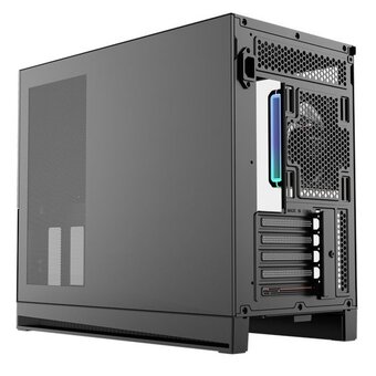  Корпус Powercase TX4 ARGB (CTX4TGMB-A4), TG, Type-C, 1x 360мм+1x120мм ARGB PWM Fans, ARGB+PWM Fan HUB, чёрный, mATX 