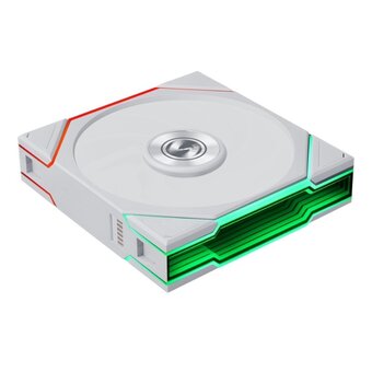  Вентилятор Lian Li Uni Fan TL Flex 120 / 12TL1F1W White (G9F.12TL1F1W.R0) / 120x124x28мм (PWM, ARGB, 2600 об/мин (Max.), 33dBa) 