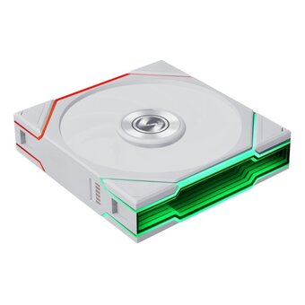  Вентилятор Lian Li Uni Fan TL Flex 120 Reverse Blade / 12RTL1F1W White (G9F.12RTL1F1W.R0) / 120x124x28мм (PWM, ARGB, 2300 об/мин (Max.), 34dBa) 