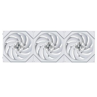  Комплект вентиляторов (3шт.) Lian Li Uni Fan TL Flex 120 / 12TL1F3W White (G9F.12TL1F3W.R0) / 120x124x28мм (PWM, ARGB, 2600 об/мин, 33dBa) 