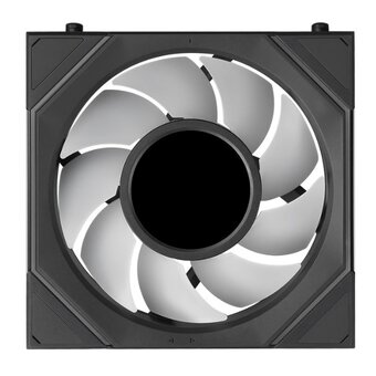  Вентилятор Lian Li Uni Fan SL Inf LCD Flex 120 / 12SLIND1F1B Black (G9F.12SLIND1F1B.R0) / 120x124x28мм (PWM, ARGB, 2600 об/мин (Max.), 33dBa) 