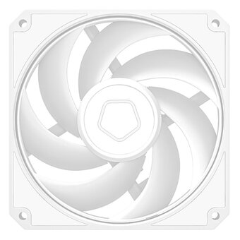  Вентилятор ID-COOLING AM-120-W 120x120x25мм (PWM, резиновые углы, белый, 0-2500об/мин, супертихий) BOX 