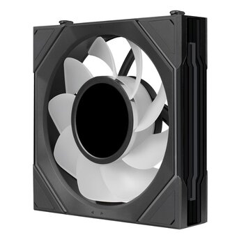  Комплект вентиляторов (3шт.) Lian Li Uni Fan SL Inf LCD Flex 120 Reverse Blade / 12RSLIND1F3B Black (G9F.12RSLIND1F3B.R0) / 120x124x28мм (PWM, ARGB) 