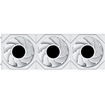  Комплект вентиляторов (3шт.) Lian Li Uni Fan TL LCD Flex 120 Reverse Blade / 12RTLLCD1F3W White (G9F.12RTLLCD1F3W.R0) / 120x124x28мм (PWM, ARGB) 