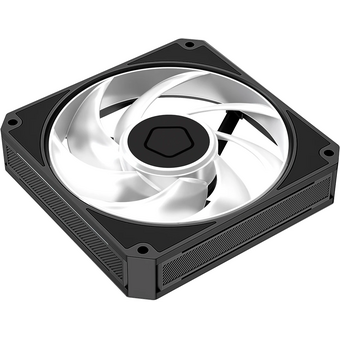  Вентилятор ID-COOLING AM-120-ARGB-K 120x120x25мм (PWM, резиновые углы, черный, 0-2500об/мин, супертихий) BOX 
