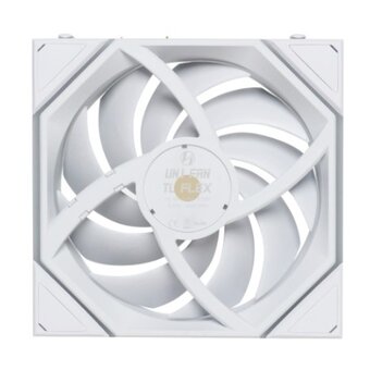  Вентилятор Lian Li Uni Fan TL Flex 120 Reverse Blade / 12RTL1F1W White (G9F.12RTL1F1W.R0) / 120x124x28мм (PWM, ARGB, 2300 об/мин (Max.), 34dBa) 