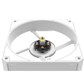  Вентилятор ID-COOLING AM-120-W 120x120x25мм (PWM, резиновые углы, белый, 0-2500об/мин, супертихий) BOX 