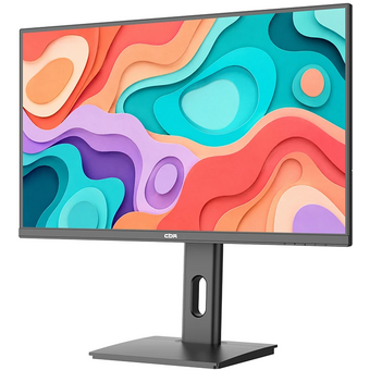  Монитор CBR LCD-MQ2703-OPC IPS, QHD 2K 2560x1440, 165Гц, 1мс, 350Кд/м2, Динамики 2*3W, HAS, Pivot, 1*DP/1*HDMI, внутренний БП, черный, кабель HDMI 