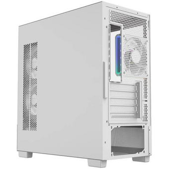  Корпус Powercase Vision Micro S4W V2 (CVMMSHWV2-A3), Tempered Glass, Type-C, 3x 120mm ARGB PWM Fan, ARGB+PWM HUB, белый, mATX 