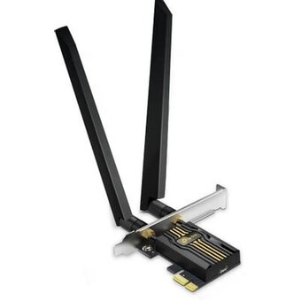  Сетевой адаптер TP-Link Archer TBE400E BE6500 трехдиапазонный беспроводной PCI Express-адаптер Wi-Fi 7 с поддержкой Bluetooth 5.4 
