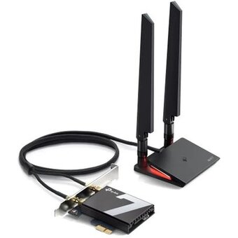  Сетевой адаптер TP-Link Archer TBE550E BE9300 трехдиапазонный беспроводной PCI Express-адаптер Wi-Fi 7 с поддержкой Bluetooth 5.4 