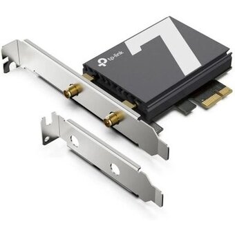  Сетевой адаптер TP-Link Archer TBE550E BE9300 трехдиапазонный беспроводной PCI Express-адаптер Wi-Fi 7 с поддержкой Bluetooth 5.4 