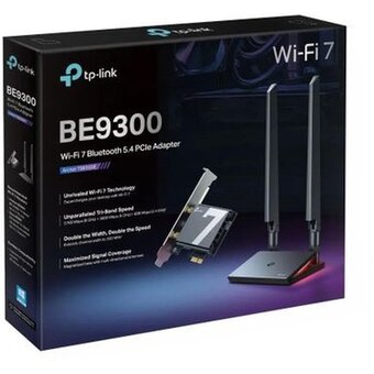  Сетевой адаптер TP-Link Archer TBE550E BE9300 трехдиапазонный беспроводной PCI Express-адаптер Wi-Fi 7 с поддержкой Bluetooth 5.4 