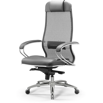  Кресло Метта SL-1.04 Infinity Easy Clean (Z316036448)) сет./экокожа с подголов. крестов. металл хром 