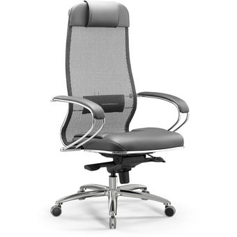  Кресло Метта SL-1.04 Infinity Easy Clean (Z316036448)) сет./экокожа с подголов. крестов. металл хром 