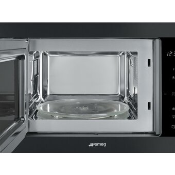  Встраиваемая микроволновая печь SMEG FMI325N чёрный матовый 
