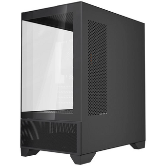 Корпус Powercase Vision Micro M4B (CVMM4FHB-A3), Tempered Glass, Type-C, 3x 120mm ARGB PWM Fan, ARGB+PWM HUB, чёрный, mATX 